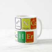 科学の教師のコーヒー・マグ コーヒーマグカップ (正面右)