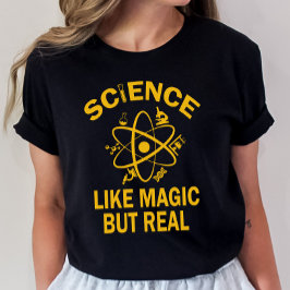 科学の教師のシャツ、科学のような魔法がしかし Tシャツ