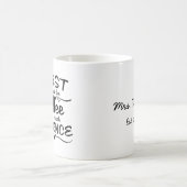 科学の教師のマグ-最初に私はコーヒーを飲みます コーヒーマグカップ (中央)