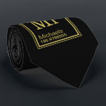 科学の教師の名前をカスタムするの周期表の黒 ネクタイ<br><div class="desc">黒はあなたのまたはあなたのギフトの受け手情報のための周期表の名前をカスタムするの要素を特色にするタイを着色しました。</div>