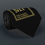科学の教師の名前をカスタムするの周期表の黒 ネクタイ<br><div class="desc">黒はあなたのまたはあなたのギフトの受け手情報のための周期表の名前をカスタムするの要素を特色にするタイを着色しました。</div>