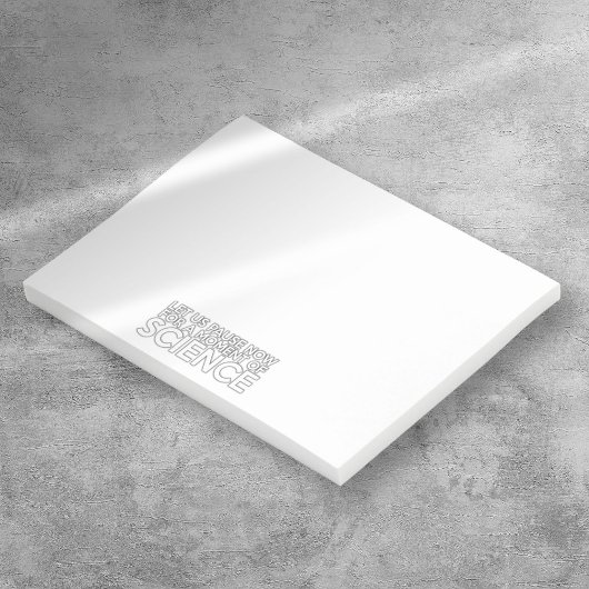 科学の時間をお楽しみください ポストイット