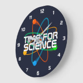 科学の時 ラージ壁時計 (傾斜)