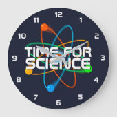 科学の時 ラージ壁時計 (正面)