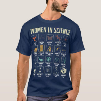 科学の歴史のための科学デザインの女性たち Tシャツ