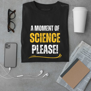 科学の瞬間おもしろい化学先生黄色 Tシャツ