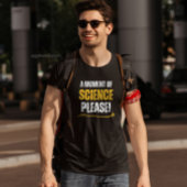 科学の瞬間おもしろい化学先生黄色 Tシャツ