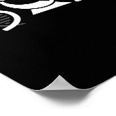 科学の瞬間の黒いポスター ポスター (角)