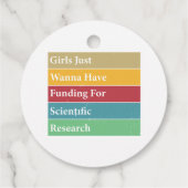 科学の研究のために資金を得たいと思う女の子 フェイバータグ (裏面)