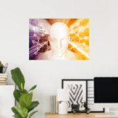 科学の研究開発 ポスター (ホームオフィス)