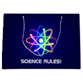 科学の規則！原子 ラージペーパーバッグ (正面)