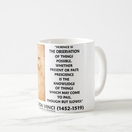 科学の観察の事の可能なPrescience コーヒーマグカップ (正面右)