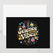 科学の雰囲気  グルーヴィーな学校復帰初日 招待状 (正面/裏面)