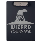 科学の魔法使いカスタムな色のクリップボード クリップボード (正面)