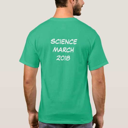 科学の2018年3月のTシャツ Tシャツ (裏面)