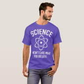 科学はあなたの信じるものなどおかまいなし少年 Tシャツ (正面フル)