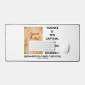 科学はダ・ヴィンチの練習兵隊長である デスクマット (キーボード&マウス)