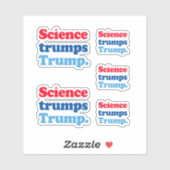 科学はトランプを切り札にする シール (シート)