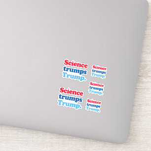 科学はトランプを切り札にする シール