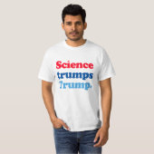 科学はトランプを切り札にする Tシャツ (正面フル)