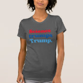科学はトランプを切り札にする Tシャツ (正面)