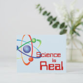 科学はハガキで実在す。 ポストカード (スタンド正面)