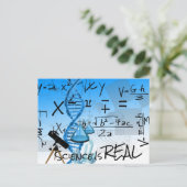 科学はハガキで実在す。 ポストカード (スタンド正面)