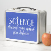 科学は信じるものを気にしません メタルランチボックス (インサイチュ)