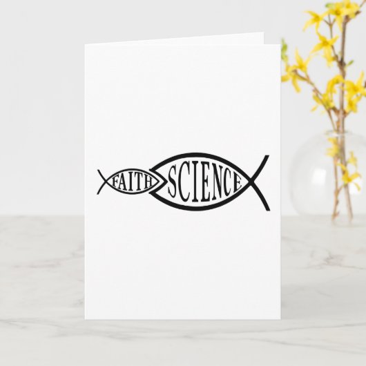 科学は信頼の魚を切札で取ります カード (黄色い花)