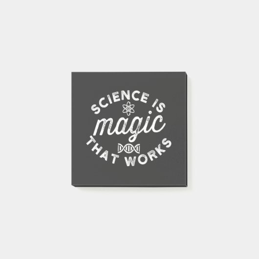科学は働く魔法 ポストイット (正面)