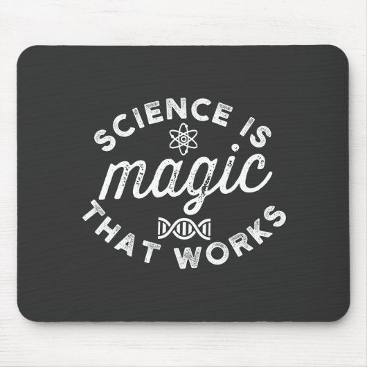 科学は働く魔法 マウスパッド (正面)
