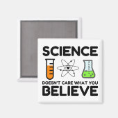 科学は君とは気に違う信じだ マグネット (正面/裏面)
