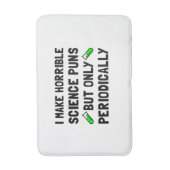 科学は周期的にもじります バスマット (正面縦)