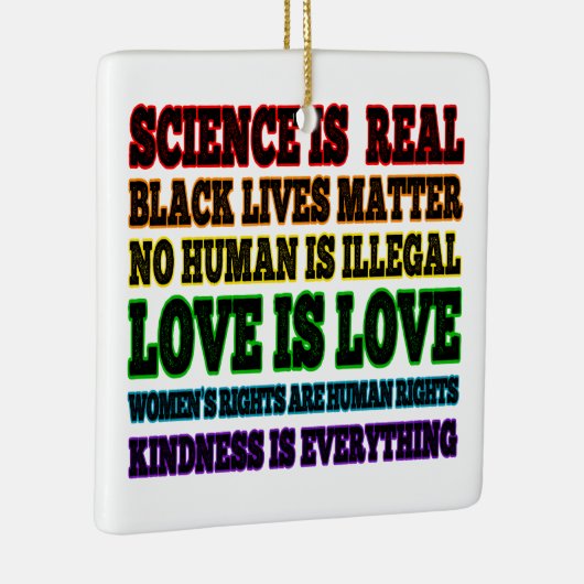 科学は実在黒衆問題 セラミックオーナメント (右)