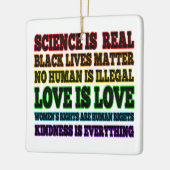 科学は実在黒衆問題 セラミックオーナメント (左)