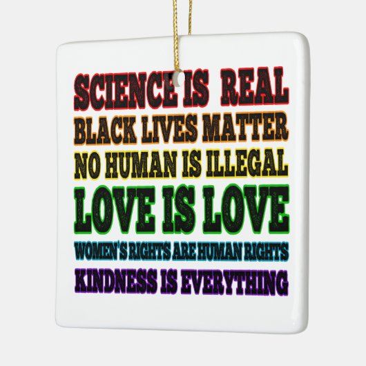 科学は実在黒衆問題 セラミックオーナメント (左)