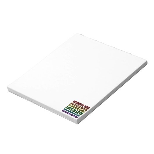 科学は実在黒衆問題 ノートパッド (回転)