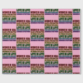 科学は実在黒衆問題 ラッピングペーパー (フラット)