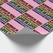 科学は実在黒衆問題 ラッピングペーパー (角)