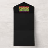 科学は実在黒衆問題LGBTプライド オールインワン招待状 (内側)