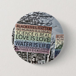 科学は実質です 缶バッジ