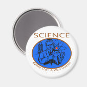 科学は当てにならないほど優れている マグネット (正面/裏面)