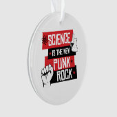 科学は新しいパンクロックだ オーナメント (正面)