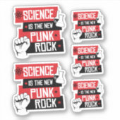 科学は新しいパンクロックだ シール (正面)