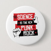 科学は新しいパンクロックだ 缶バッジ (正面)