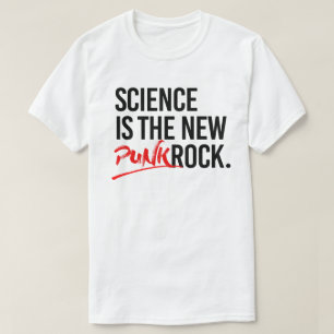 科学は新しいパンクロックだ Tシャツ