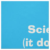 科学は旗気候変動の印の旗の起こります ファブリック (見本)