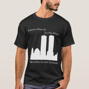 科学は月に私達を…飛ばします Tシャツ