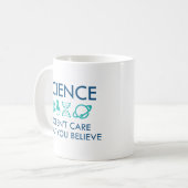 科学は気にお前の物信じ質 コーヒーマグカップ (正面左)