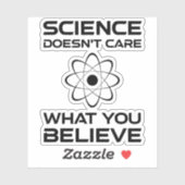 科学は気にお前の物信じ質 シール (シート)